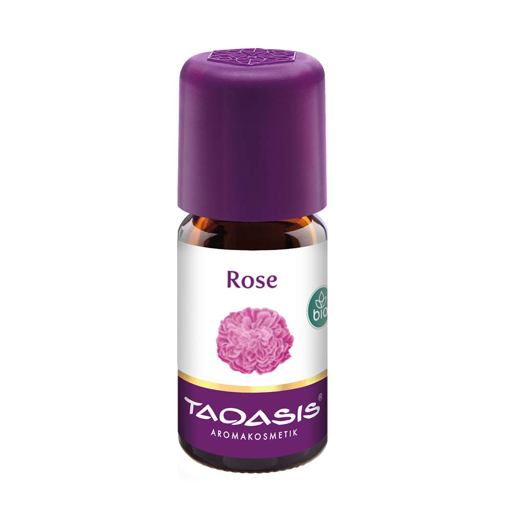 Róża Bułg. Esencja, 5 ml BIO, Rosa damascena - Bułgaria, 100% naturalny olejek eteryczny, Taoasis